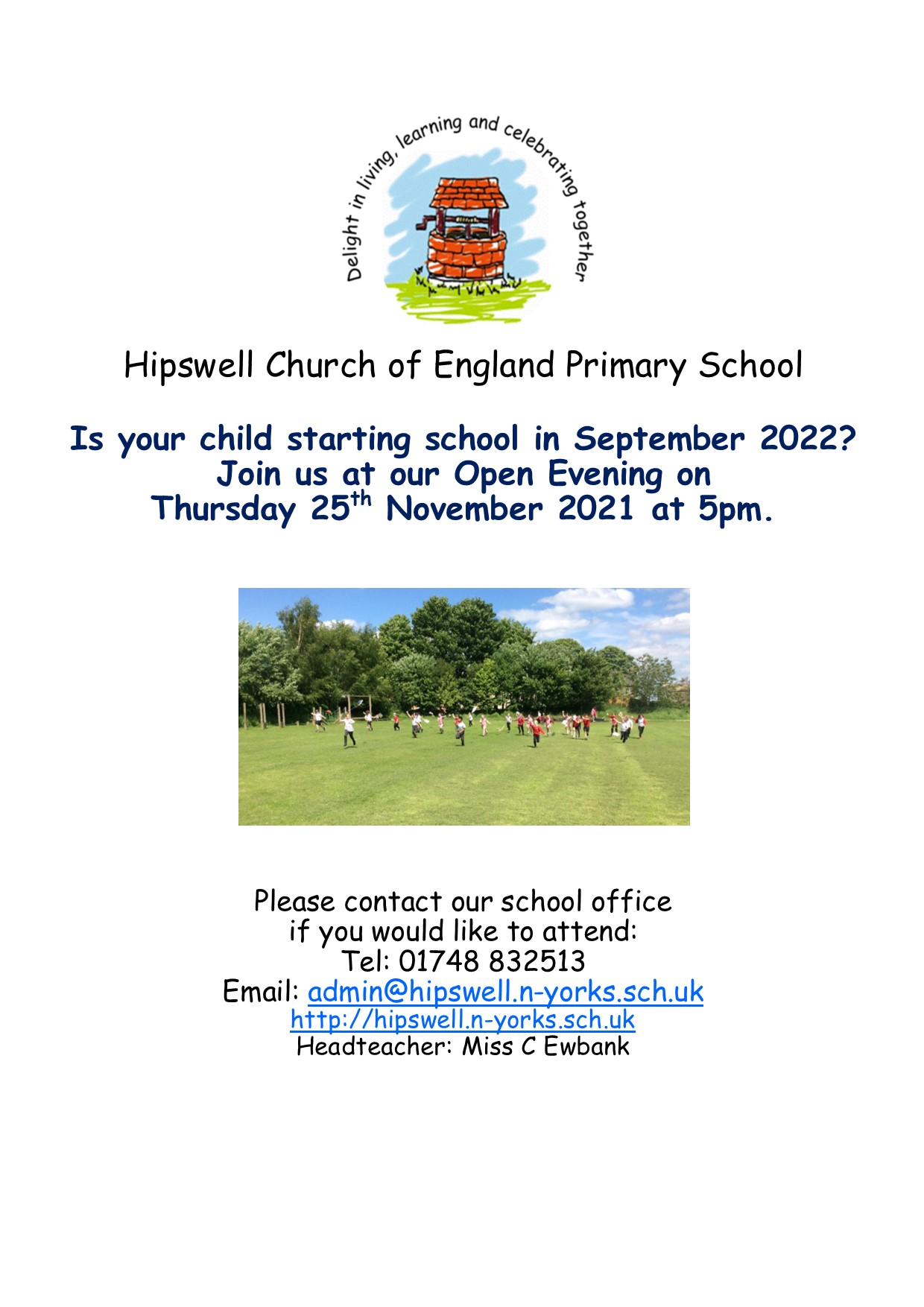 Reception open evening